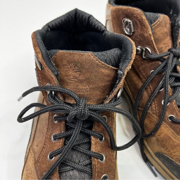 Timberland Men's Tan and Black Hiking Boots - Picture 6 of 11